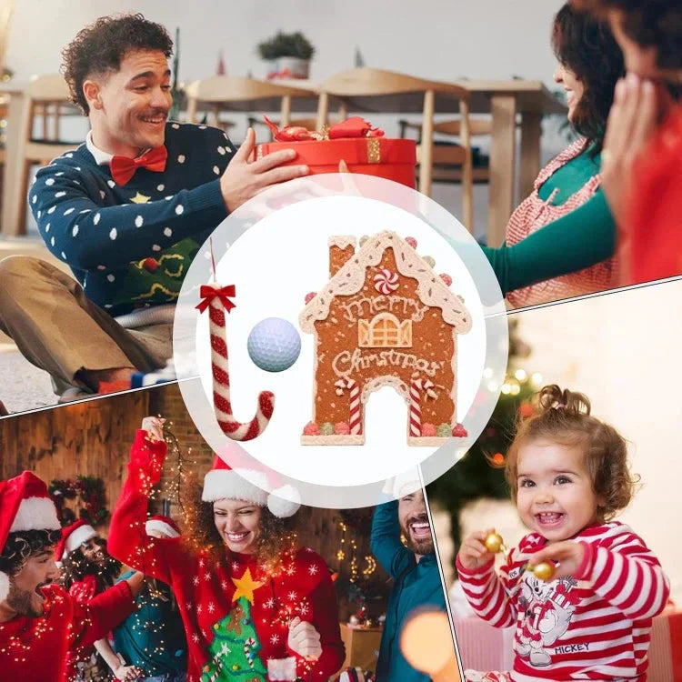 🎅 Gingerbread Golf Game Set - Best Christmas Game🎄