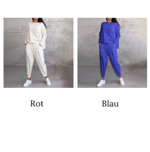 šøUp to 40% OFFš„Fashion, Casual āØLong sleeve round neck and pants 2-piece set