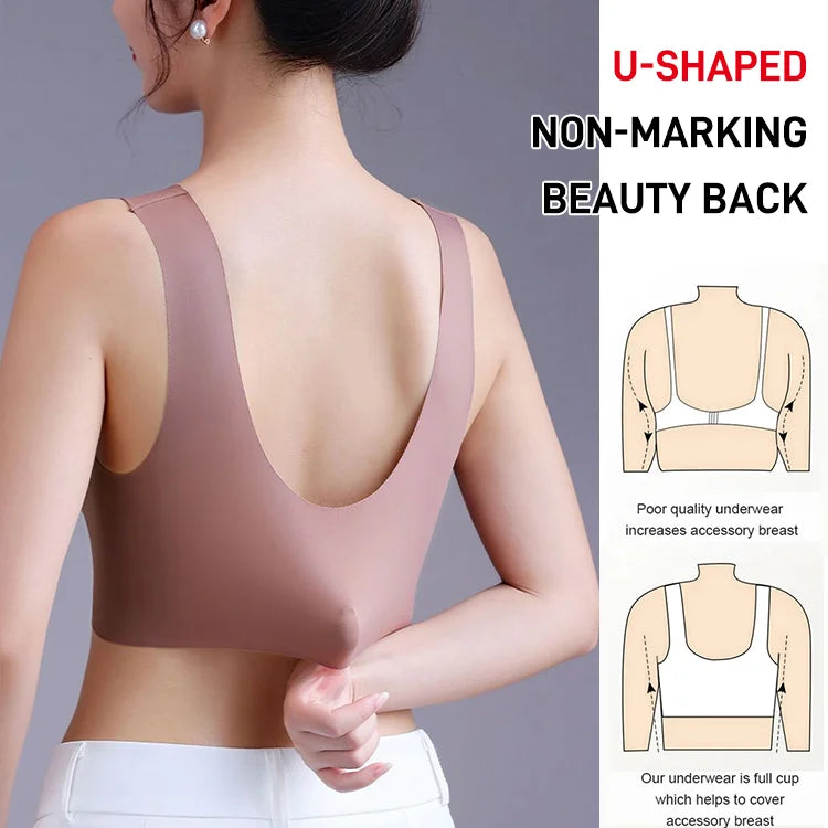 šBuy 2 get 1 FreešWIRELESS COMFORT LACE SILK PUSH UP BRA