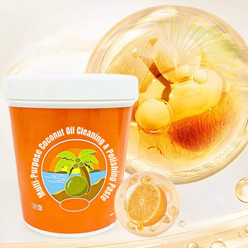 🔥Buy 2 Get 1 Free🔥Multi-Purpose Coconut Oil Cleaning & Polishing Paster 🌿✨