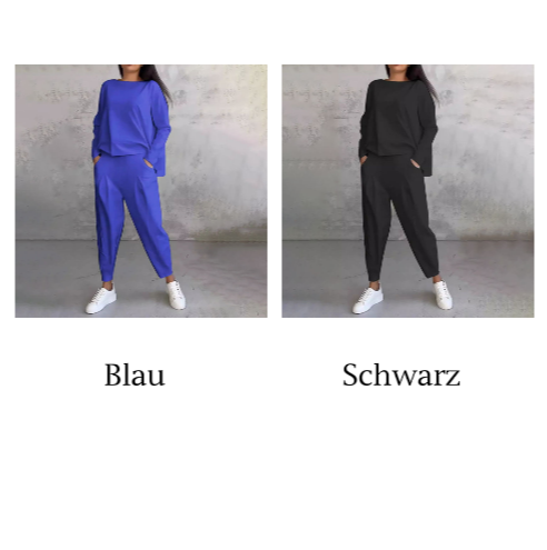 šøUp to 40% OFFš„Fashion, Casual āØLong sleeve round neck and pants 2-piece set