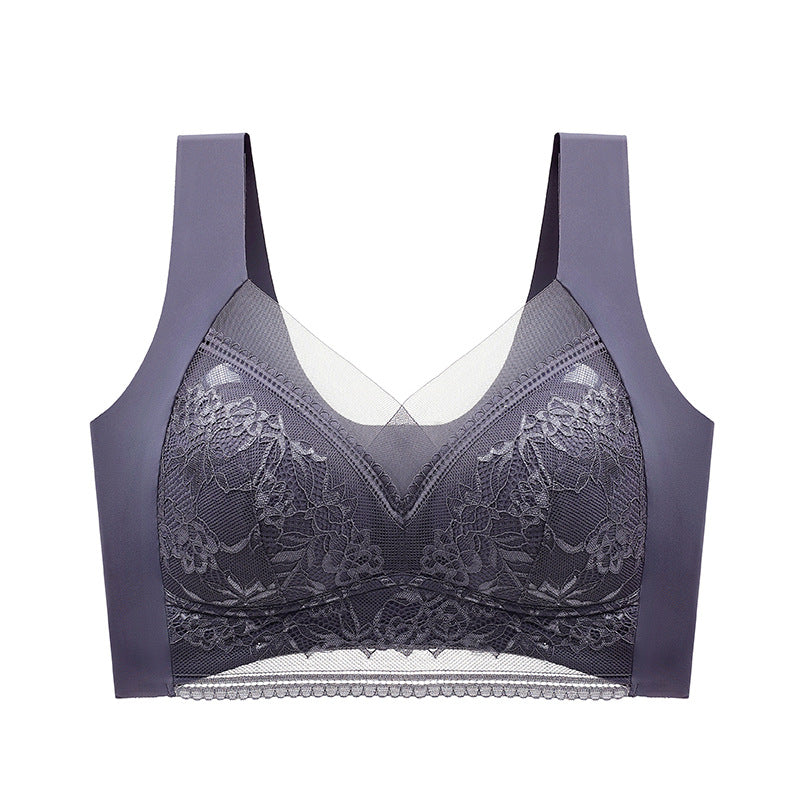 šBuy 2 get 1 FreešWIRELESS COMFORT LACE SILK PUSH UP BRA