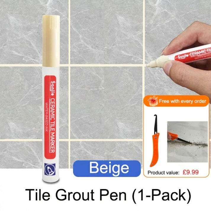 🖌️BUY 2 GET 1 FRE🧱 Anti-Mould & Waterproof Joint Pen for Ceramic Tiles!