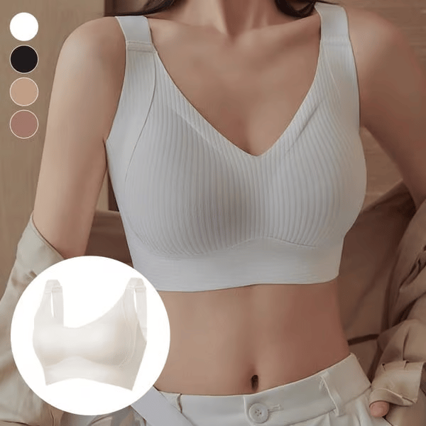 šLast Day Buy 1 Get 3 Packsš„šWomen's Ribbed Push Up Adjustable Wireless Bra