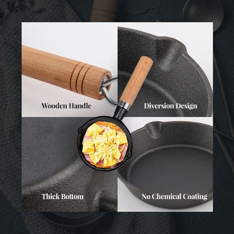 ⌛Limited-Time Offer-Mini Nonstick Iron Pan 3.9”/10cm