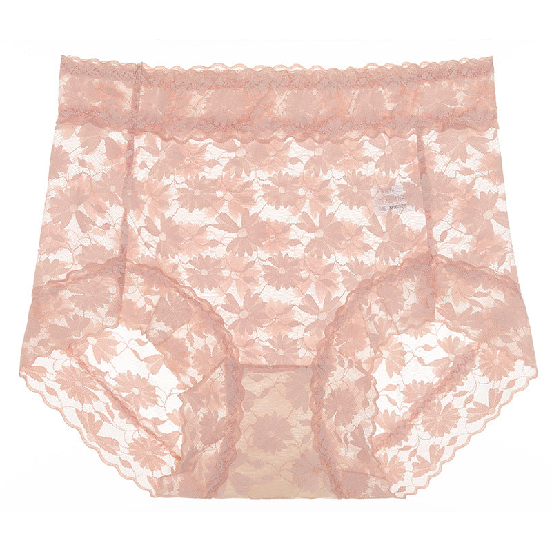 🔥Summer Hot Sale🔥Pay 1 Get 4packs🌷Sexy Seamless Thin Lace Silk Care Panties