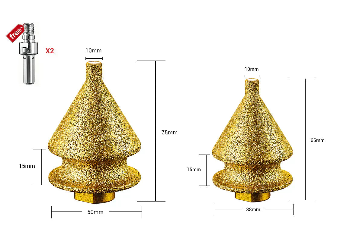 ⚙️ LIMITED-TIME 50% OFF! ✨ Diamond Chamfering Bit for Grinder – Multi-Function, Brazed Diamond, Universal Fit 💎