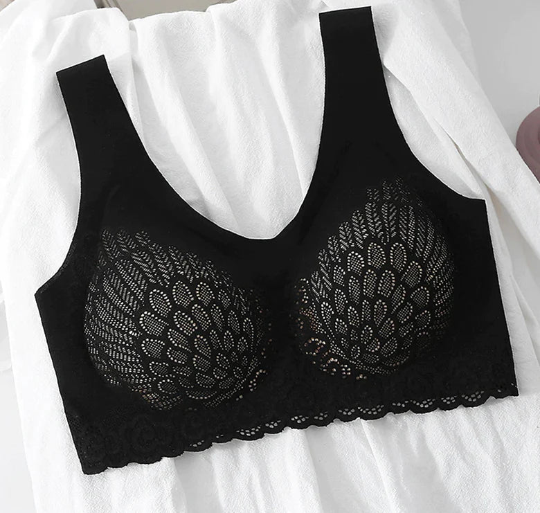 šNatural Latex Lifting Seamless Bra