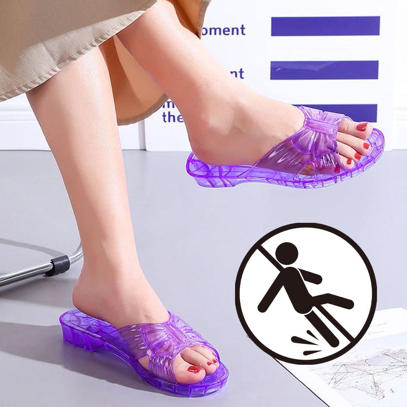 Women’s Crystal Jelly Slippers