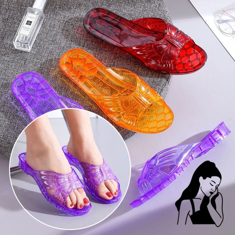 Women’s Crystal Jelly Slippers