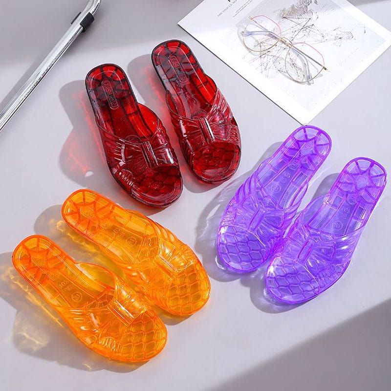 Women’s Crystal Jelly Slippers