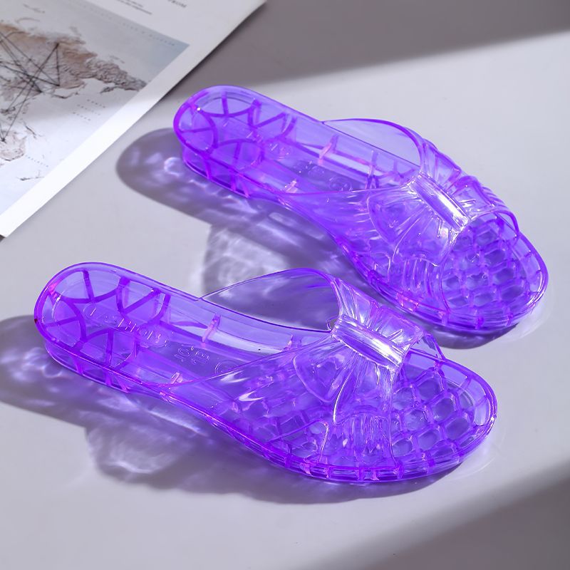 Women’s Crystal Jelly Slippers