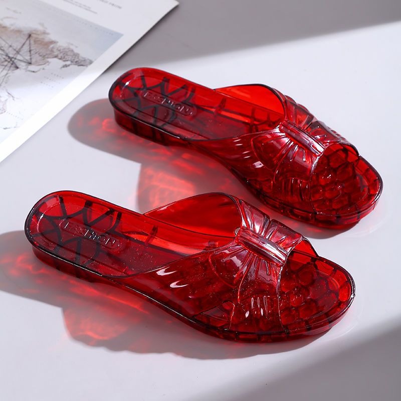 Women’s Crystal Jelly Slippers