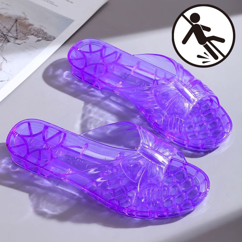 Women’s Crystal Jelly Slippers