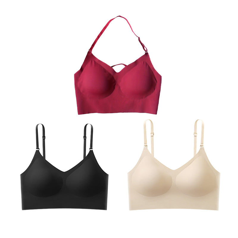 🔥 Seamless breathable bra with removable pads