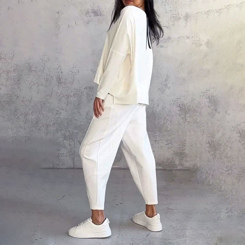 šøUp to 40% OFFš„Fashion, Casual āØLong sleeve round neck and pants 2-piece set