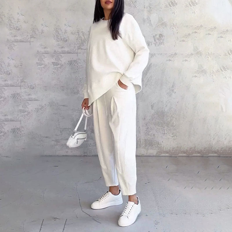 šøUp to 40% OFFš„Fashion, Casual āØLong sleeve round neck and pants 2-piece set