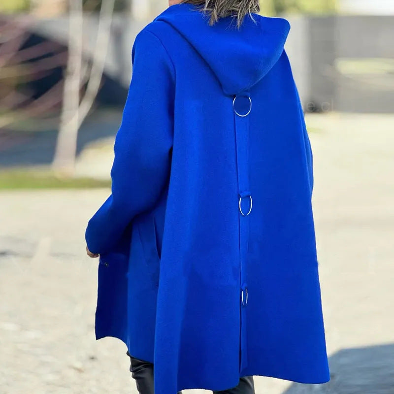 🌸Up to 40% OFF🔥Women's Single-Breasted Hooded Coat