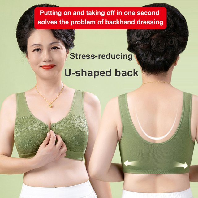 🔥BUY 2 GET 1 FREE -3 PCS💝Comfort Thin Front Clasp Bra
