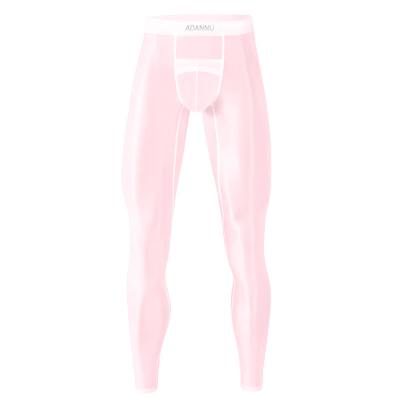 🎁Hot sale🔥Men's Sexy Ultra-thin Sports Bottom Stockings Pants