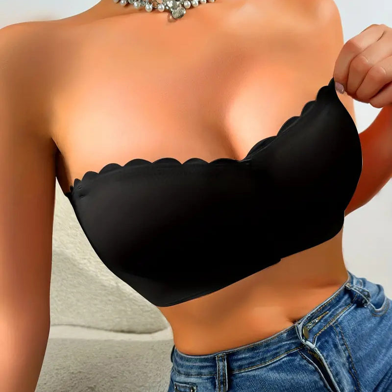 🔥 Last Day 50% OFF! 🔥BUY 2 GET 1🔥 Seamless Front Closure Strapless Bandeau Bra – Comfort & Support All Day! 💖