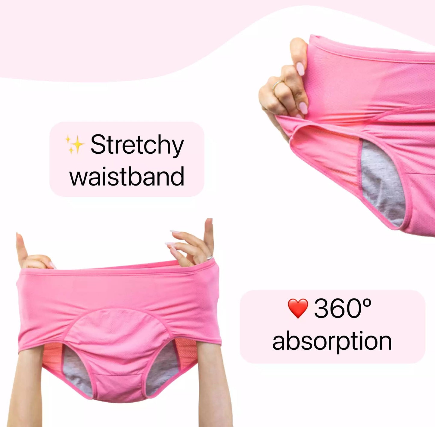 đ„Best Seller High Waist Leak proof panties