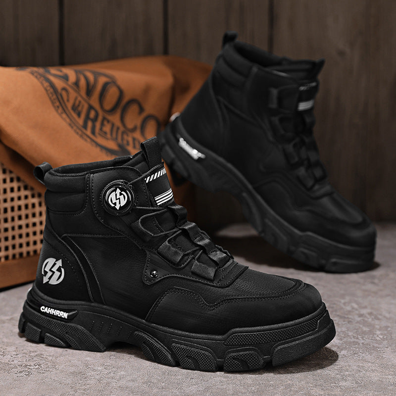 Men's Outdoor Swivel Buckle Work Shoes ๐๐ โ Waterproof ๐ฆ, Anti-slip ๐ถโโ๏ธ, Comfortable , Breathable ๐ฌ๏ธ