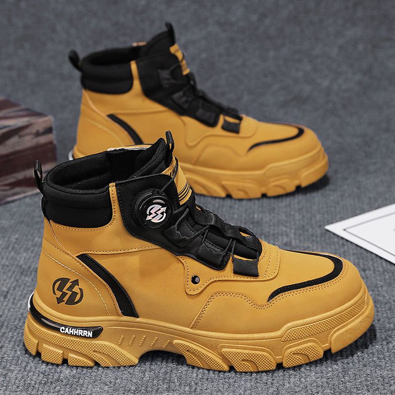 Men's Outdoor Swivel Buckle Work Shoes ๐๐ โ Waterproof ๐ฆ, Anti-slip ๐ถโโ๏ธ, Comfortable , Breathable ๐ฌ๏ธ