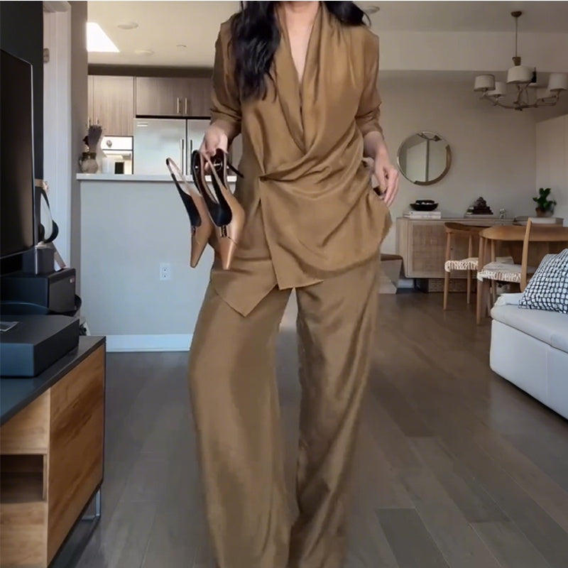 🌸New Arrival 50%OFF💖 Women’s Fashion Top Pants 2- Piece Set