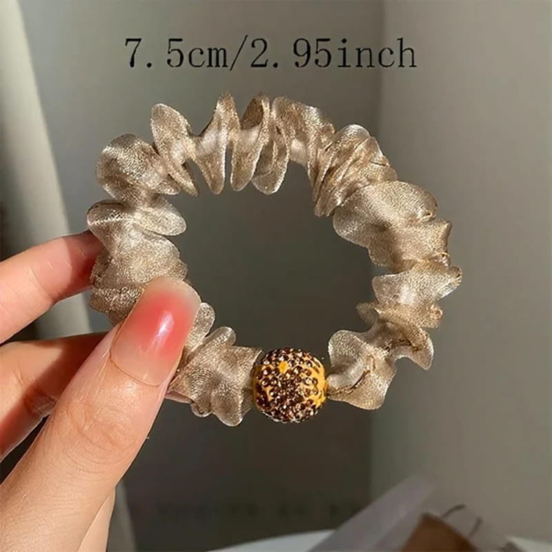 💜Elegant Rhinestone Mesh Hair 💜Ties Buy one get one free