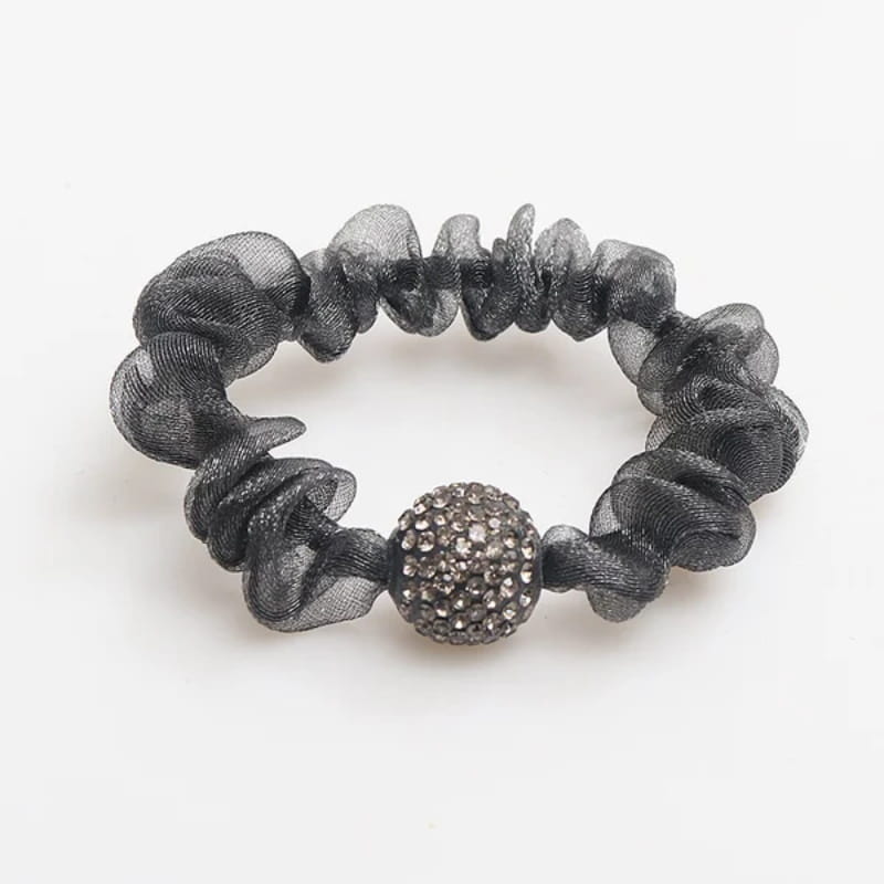 💜Elegant Rhinestone Mesh Hair 💜Ties Buy one get one free
