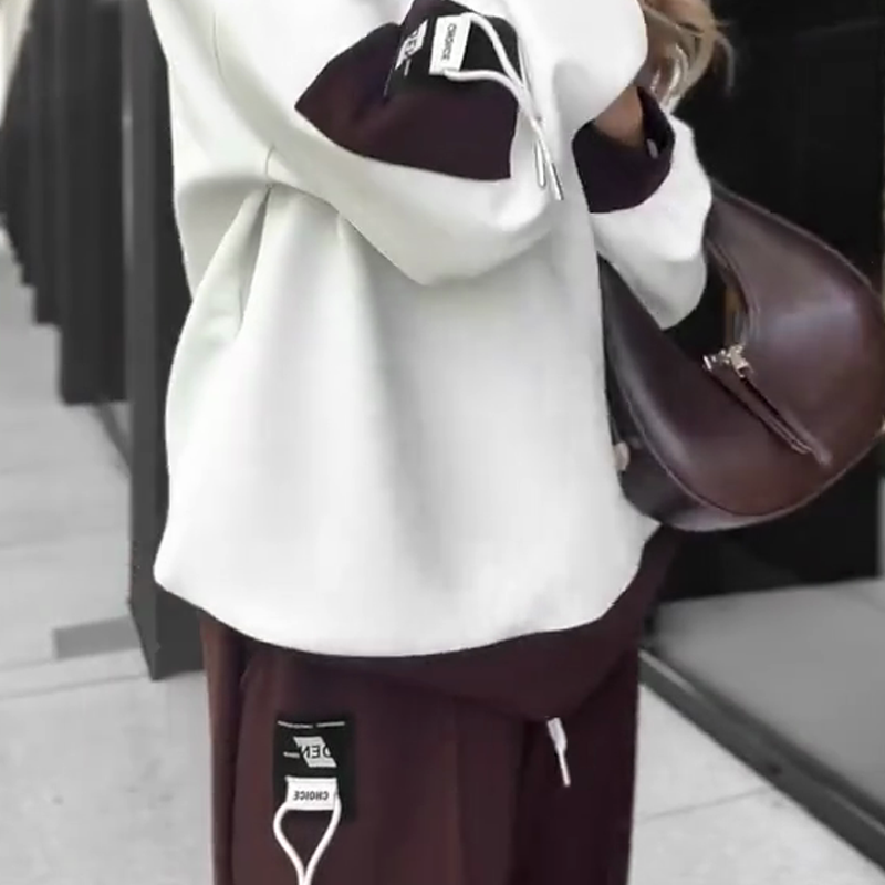 🎁 Hot Sale 49% OFF 🔥Color-Block Pullover Hoodie & Jogger Pants Set