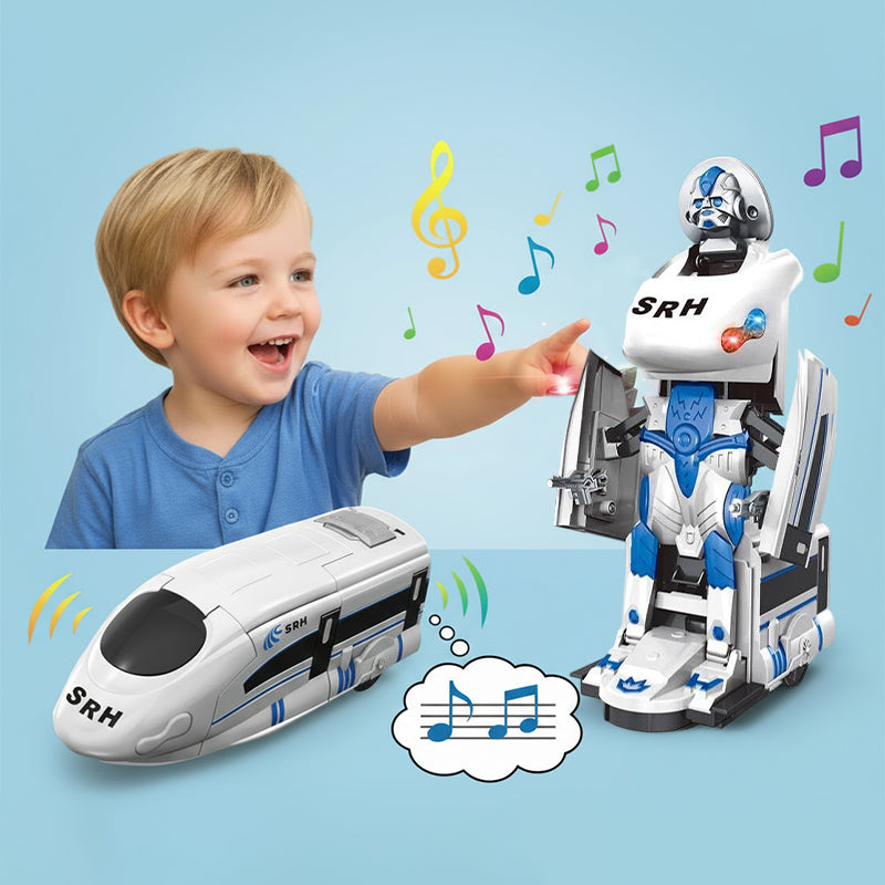 🤖 60% OFF! 🏆 Rechargeable Transforming Train Robot Toy – Fun & Interactive Play ✨