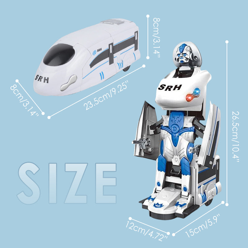 🤖 60% OFF! 🏆 Rechargeable Transforming Train Robot Toy – Fun & Interactive Play ✨