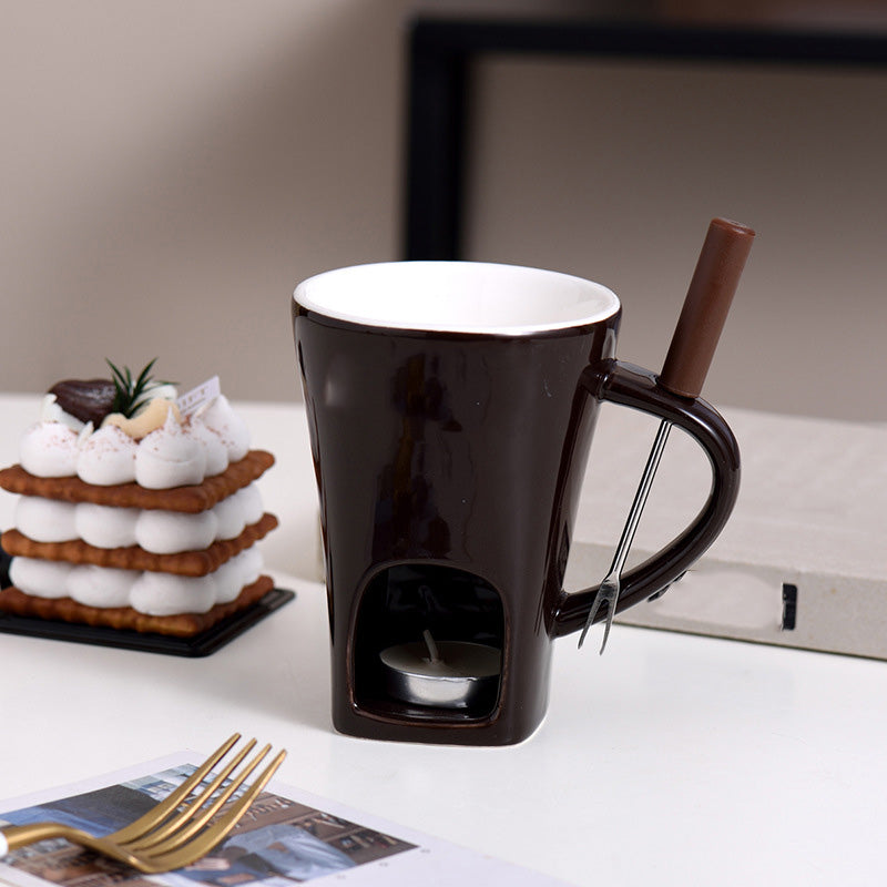 🎁Last Day 49% OFF🍫 🔥Handmade Chocolate Melting Mug – The Cozy Fondue Experience