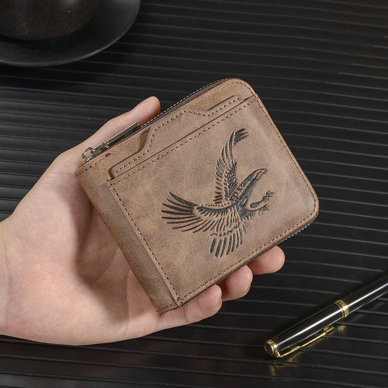 Men's Eagle Embossed Wallet