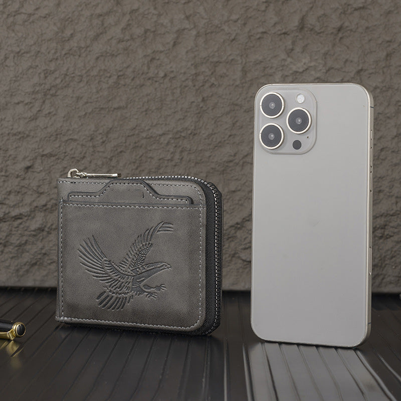 Men's Eagle Embossed Wallet