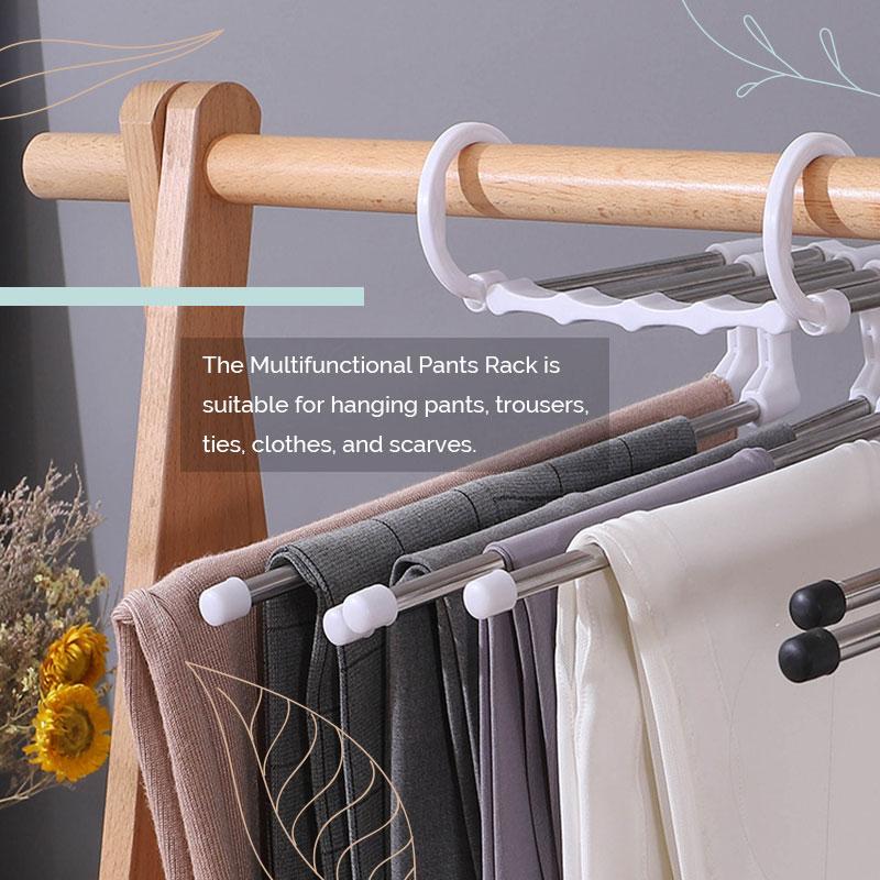 š„Buy More Save Moreš„Household Multifunctional Telescopic Folding Multi-layer Pants Storage Rack