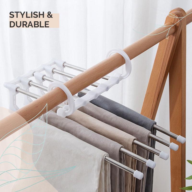 š„Buy More Save Moreš„Household Multifunctional Telescopic Folding Multi-layer Pants Storage Rack