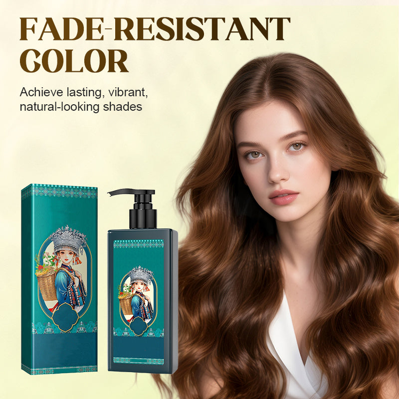 🌿 BUY 2 GET 1 FREE! ✨ Plant Extract Hair Dye for Gray Hair - Natural Formula with Nourishing Botanicals for Damage-Free Color & Shine 💆♀️💫