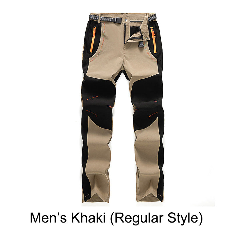 đWindproof Waterproof Warm Elastic Waist Hiking Pants