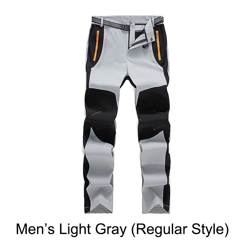đWindproof Waterproof Warm Elastic Waist Hiking Pants