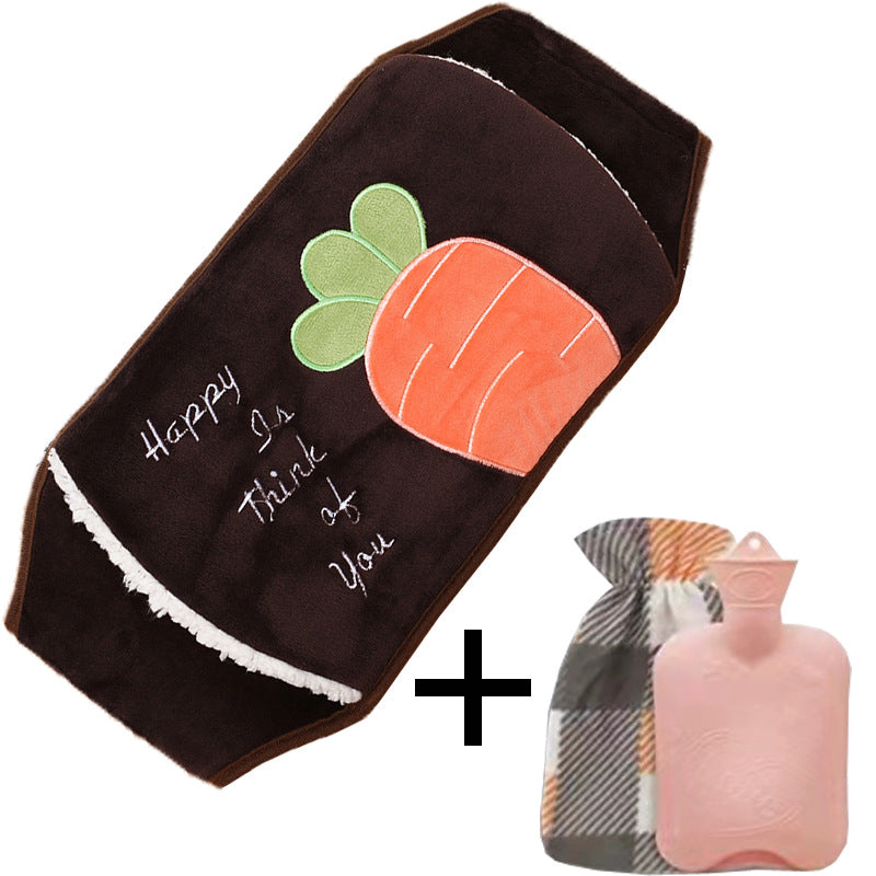 Plush Refillable Hot Water Bottle Belt