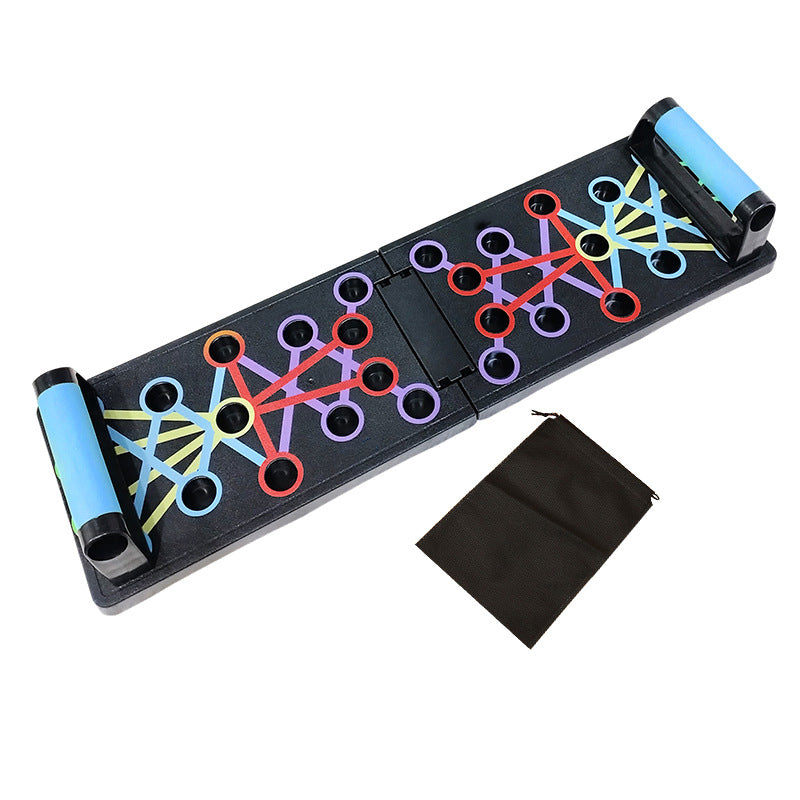 ✨ Foldable Push-Up Board — Color-Coded Design for Targeted Upper-Body Workouts! ✨
