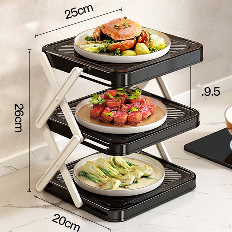 ⚡50% OFF !!🔥Multi-layer Dish & Prep Tray Storage Rack