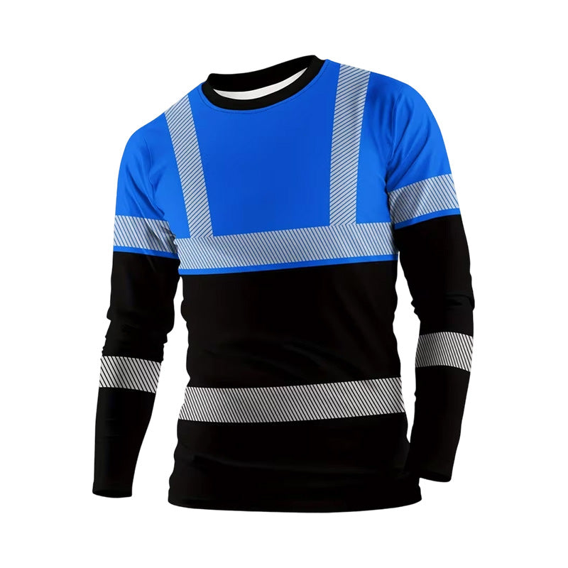 ✨ Men’s 3D Printed Active Shirt – High-Visibility, Breathable, Athletic Fit 🏃♂️