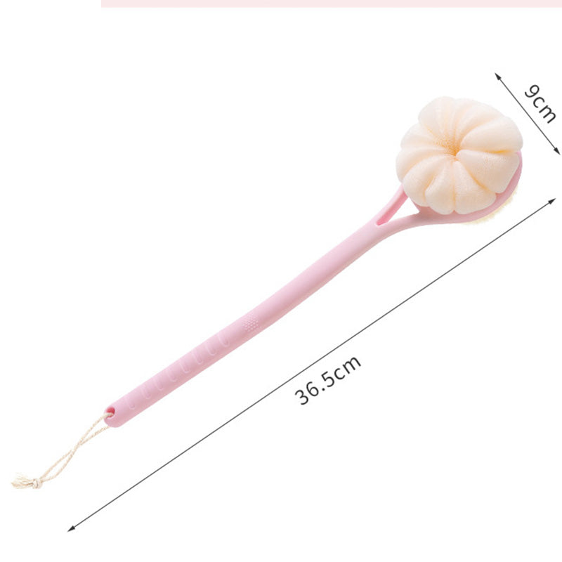 Long Handle 2-in-1 Double Sided Bath Brush