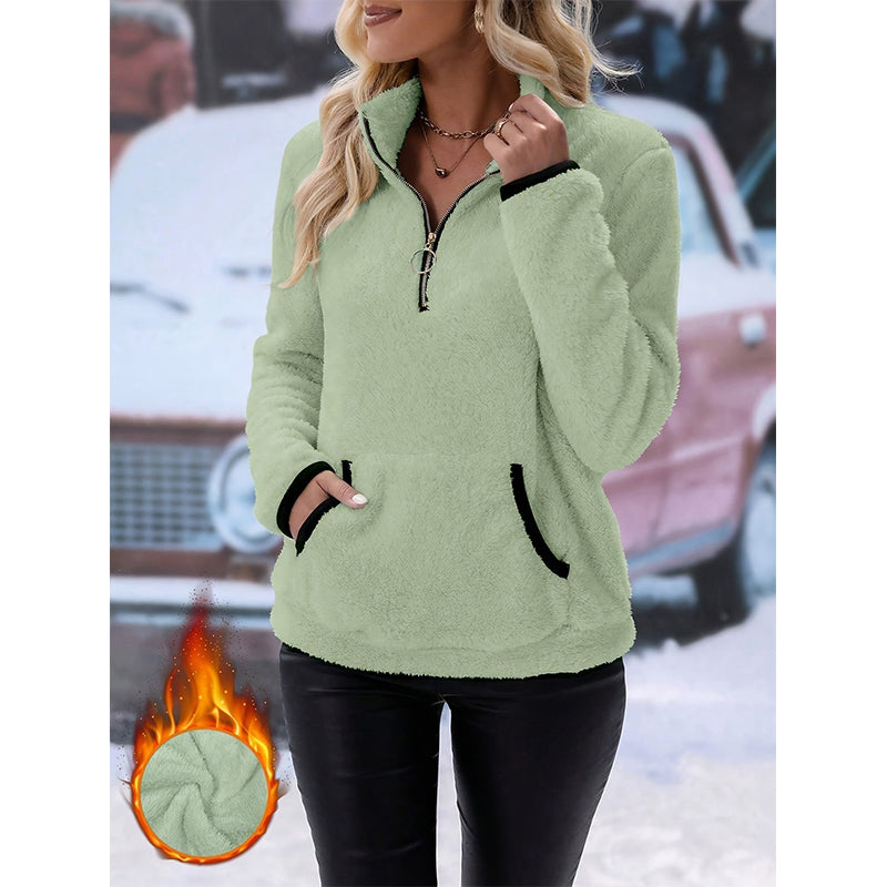ðâšWomen's Half-Zip Warm Plush Sweatshirtâšðð¶ðº ð¢ð¯ðº 2 ð¢ð¯ð¥ ðšðŠðµ ð¢ð¯ ðŠð¹ðµð³ð¢ 8% ð¥ðªðŽð€ð°ð¶ð¯ðµ