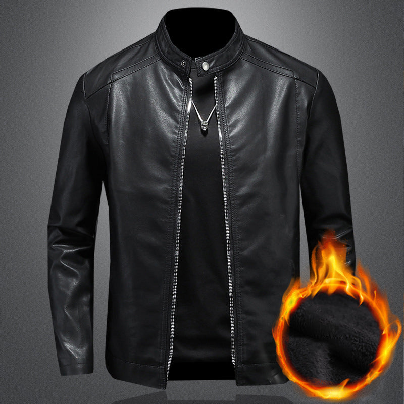 Warm Slim-Fit Biker Jacket 🏍️✨ – Stylish & Cozy Outerwear