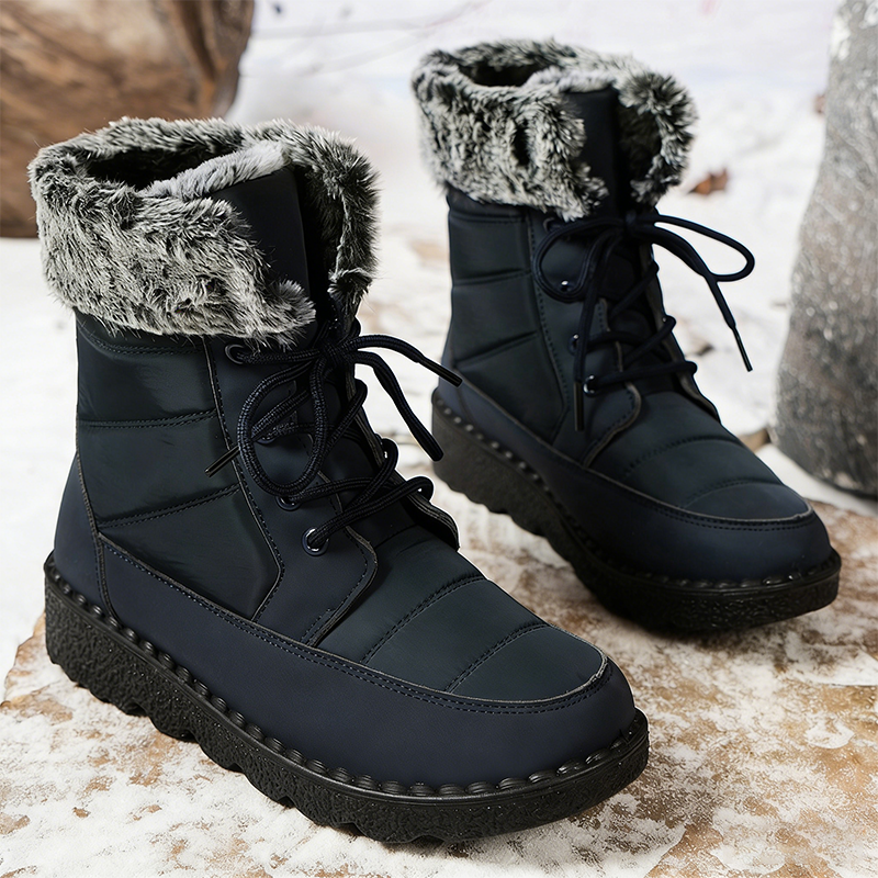 Comfortable, warm boots with a non-slip sole